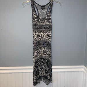 Black and White Patterned Dress